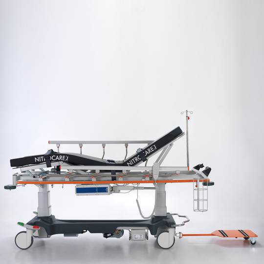 Nitrocare SD14 multifunctionele gemotoriseerde reddingsbrancard met Haion E-Drive besturing voor medische zorg