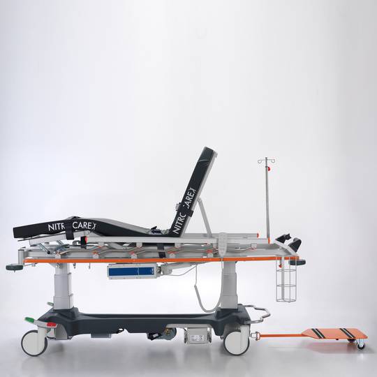 Nitrocare SD14 multifunctionele gemotoriseerde reddingsbrancard met Haion E-Drive besturing voor medische zorg