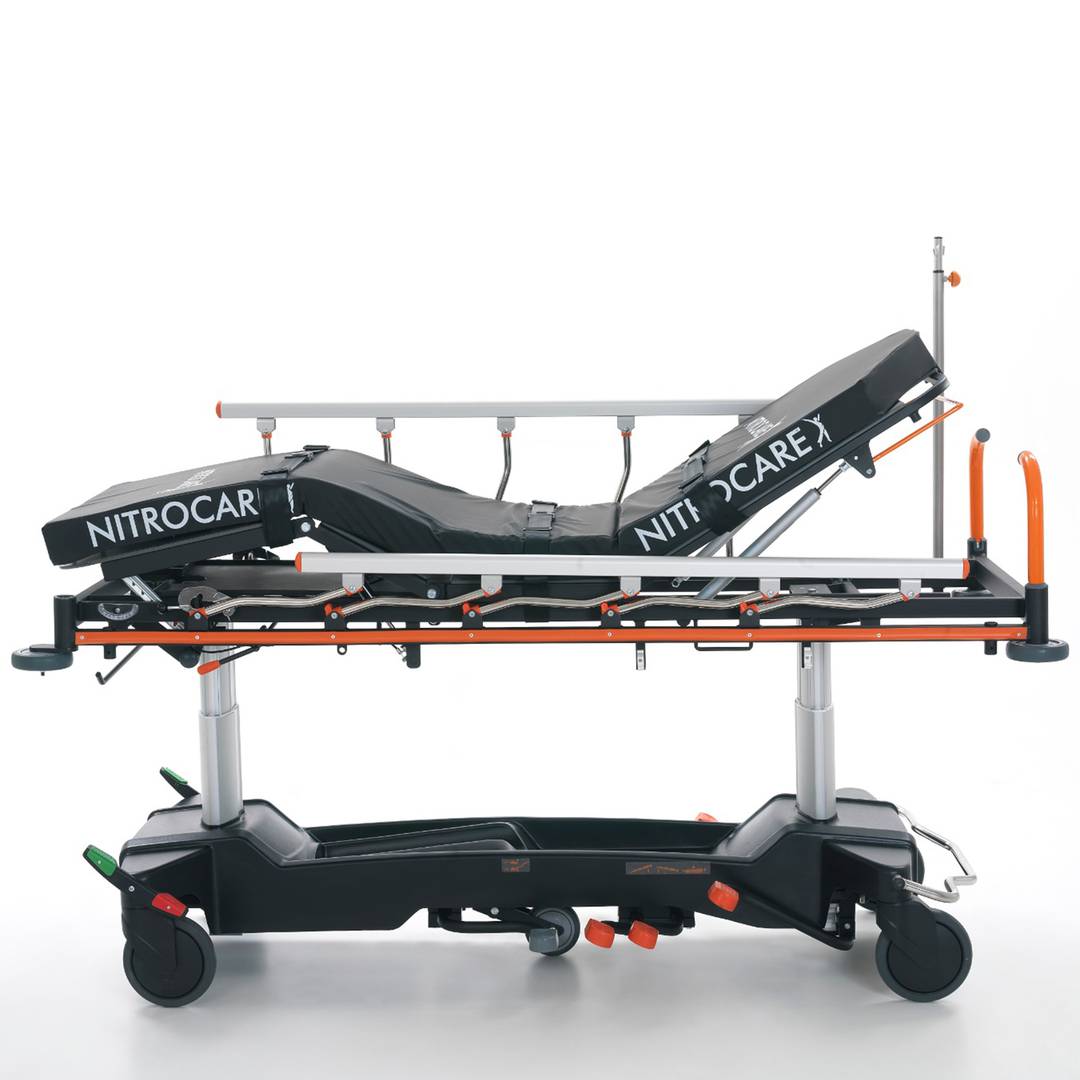 Wielofunkcyjne mobilne nosze ratunkowe Nitrocare SD15 z hydrauliczną regulacją kolumny do opieki pooperacyjnej