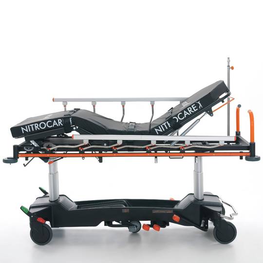 Wielofunkcyjne mobilne nosze ratunkowe Nitrocare SD15 z hydrauliczną regulacją kolumny do opieki pooperacyjnej