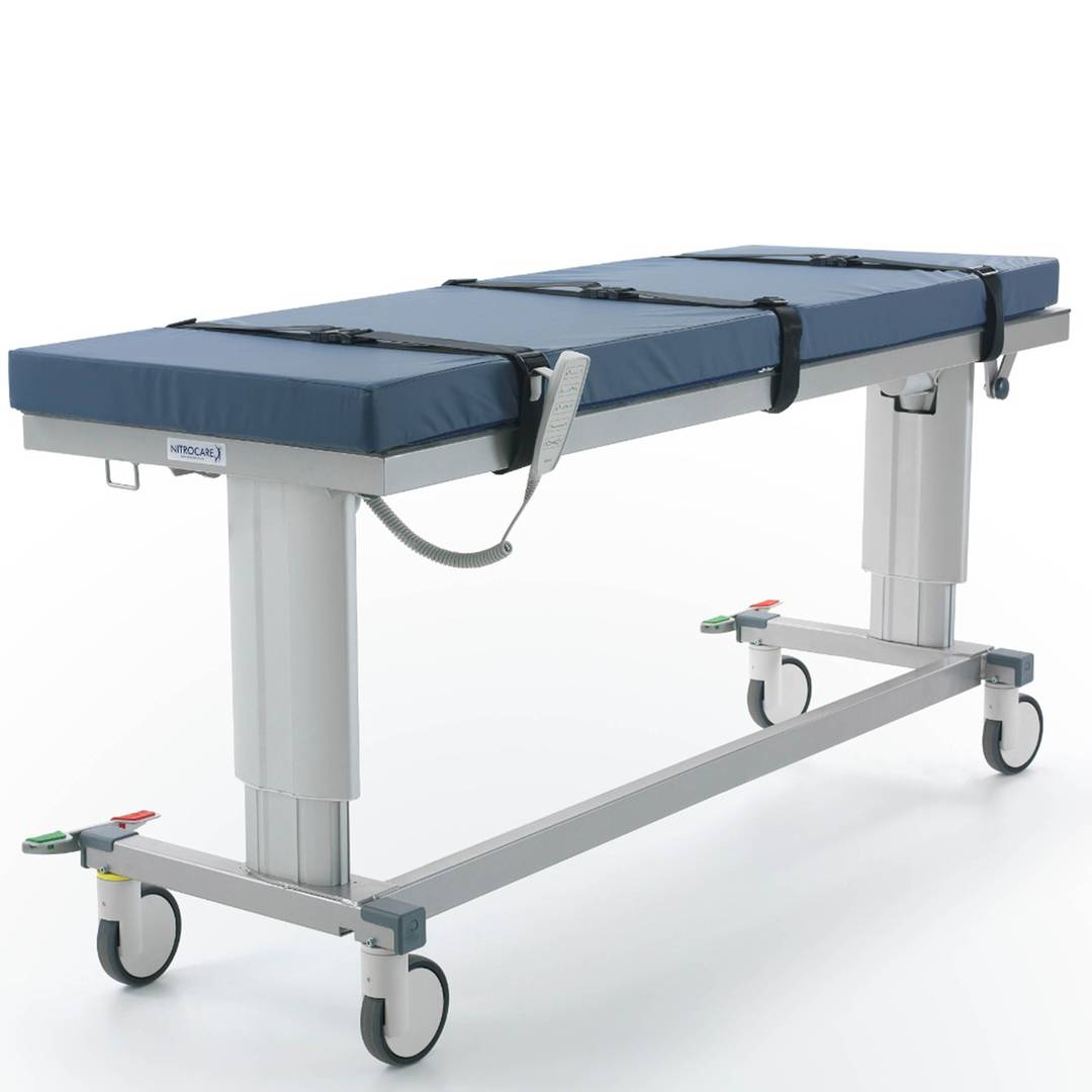 Camilla de emergencias multifuncional C-Arm Nitrocare SD03 SIGMA para radiología con ajuste mediante motor