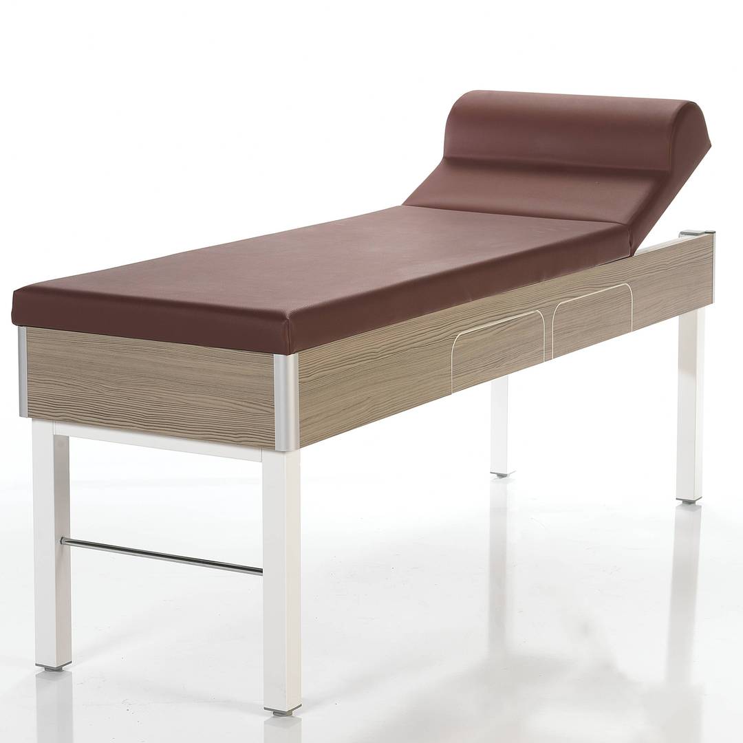 Camilla d'examen mèdic amb ajustament manual i calaixos Nitrocare OLHD 1002 per a examinació de pacients