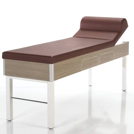 Camilla d'examen mèdic amb ajustament manual i calaixos Nitrocare OLHD 1002 per a examinació de pacients