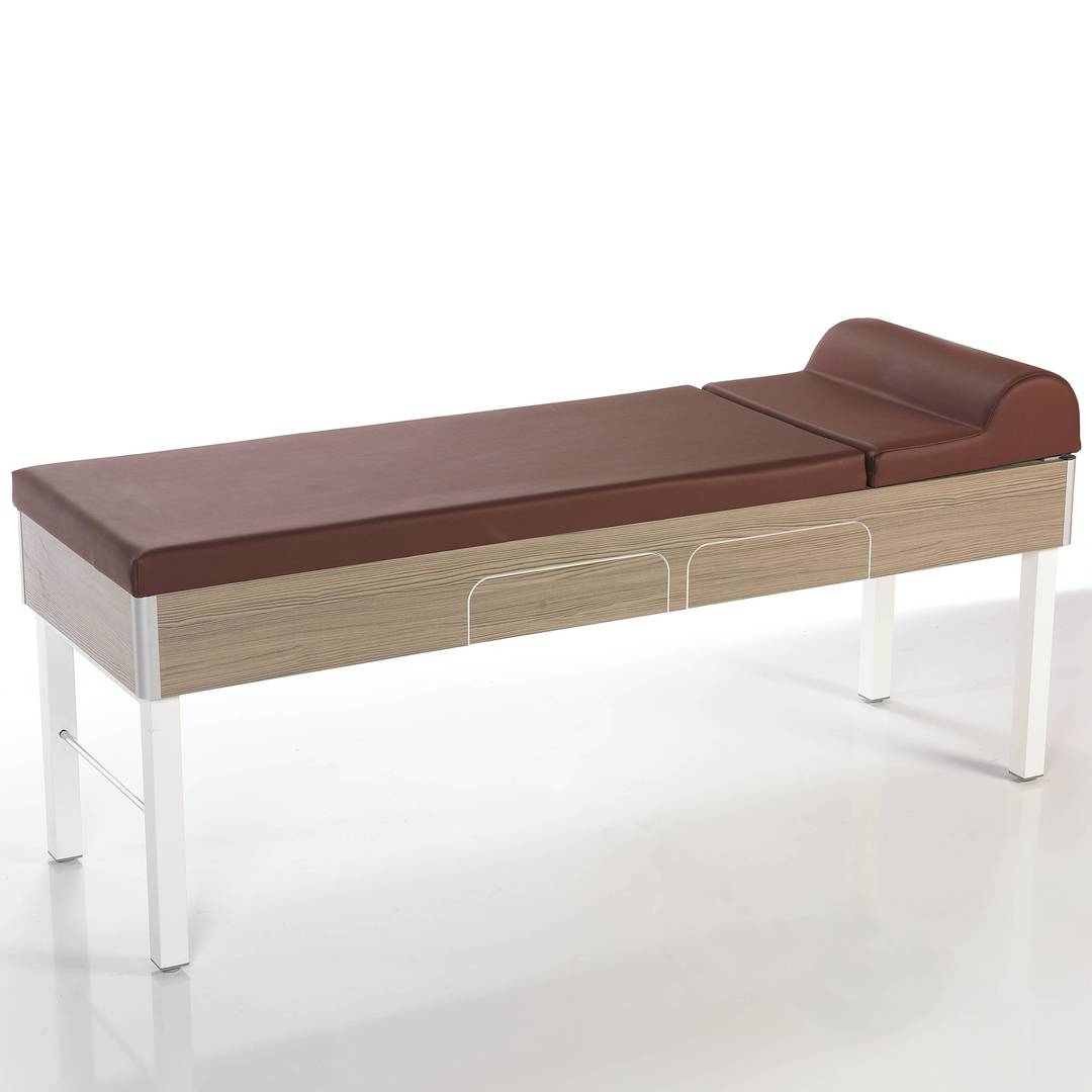 Camilla d'examen mèdic amb ajustament manual i calaixos Nitrocare OLHD 1002 per a examinació de pacients