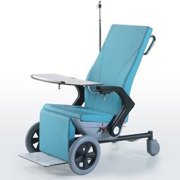 Fauteuil roulant réglable Nitrocare NTSX6 pour les soins hospitaliers et le transfert des patients