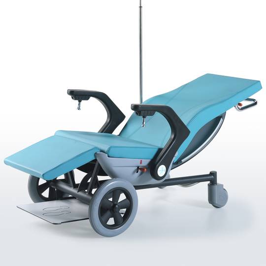 Regulowany wózek inwalidzki Nitrocare NTSX6 do opieki szpitalnej i przenoszenia pacjentów