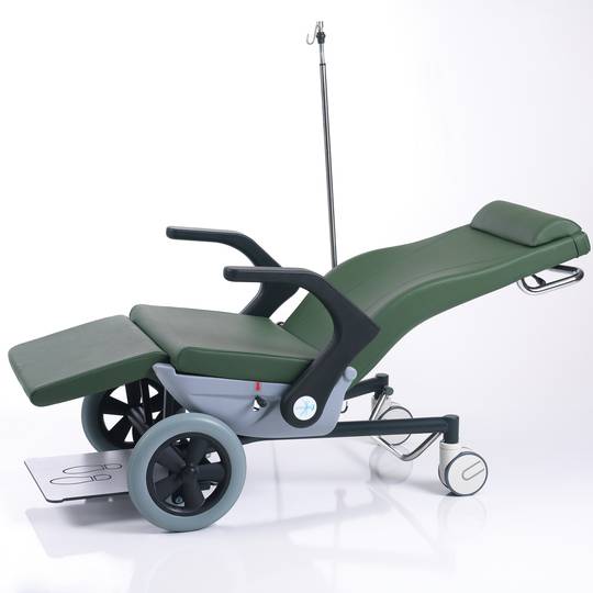 Carrozzina regolabile Nitrocare NTSX12 per il trasferimento e l'assistenza dei pazienti sottoposti a chirurgia bariatrica