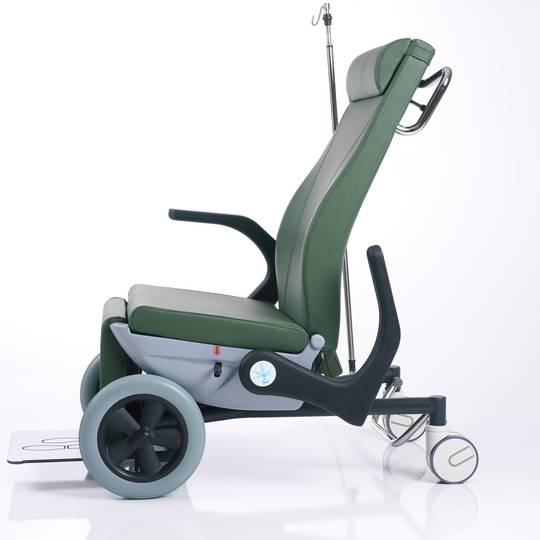 Carrozzina regolabile Nitrocare NTSX12 per il trasferimento e l'assistenza dei pazienti sottoposti a chirurgia bariatrica