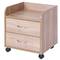 Mesa de cabeceira para centros médicos com 2 gavetas Nitrocare DLHM 4517