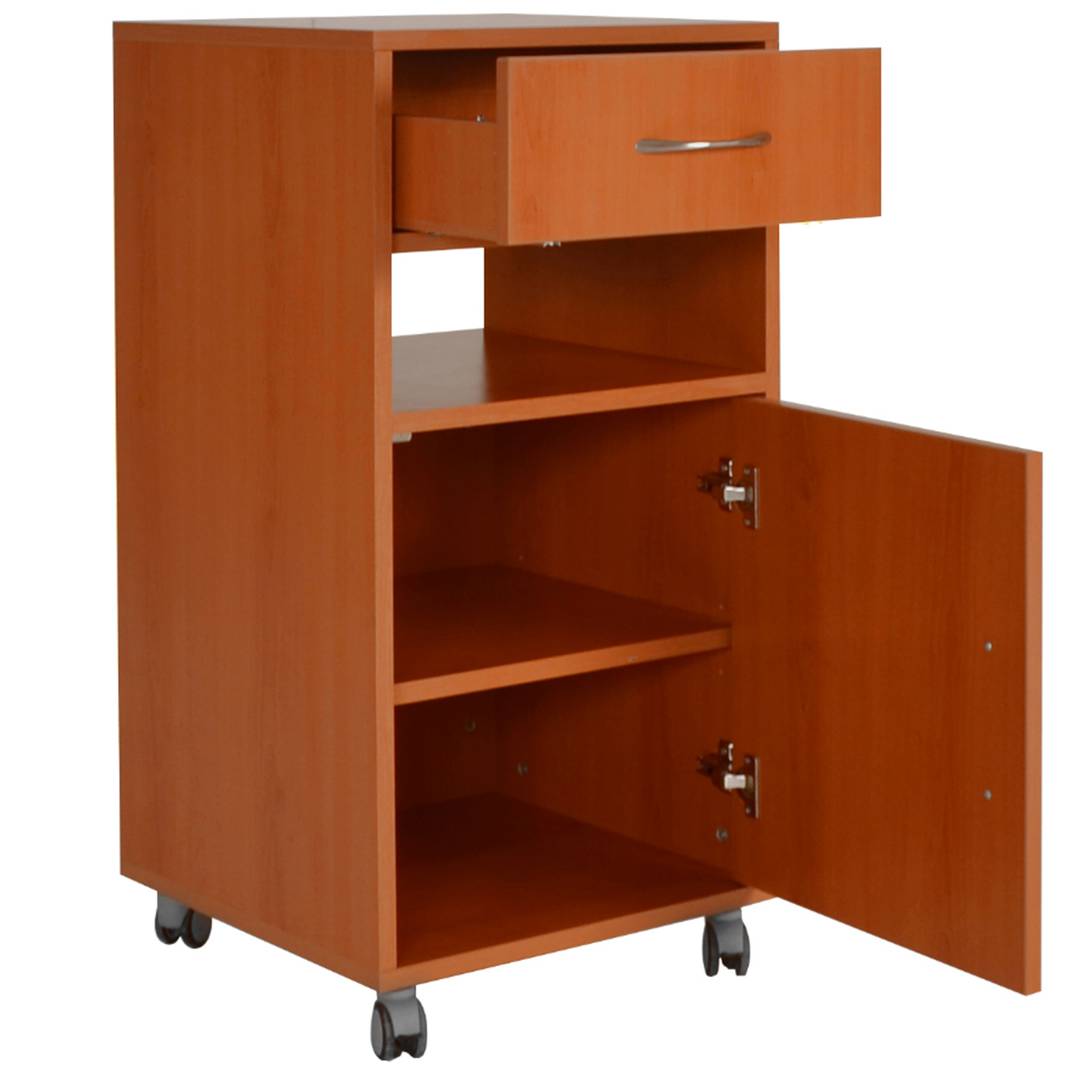 Tauleta de nit per a centres mèdics amb 1 calaix i 1 armari Nitrocare DLHM 4518
