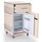 Mesa de cabeceira móvel para centros médicos com mini-bar e 1 gaveta Nitrocare OLHD 1007