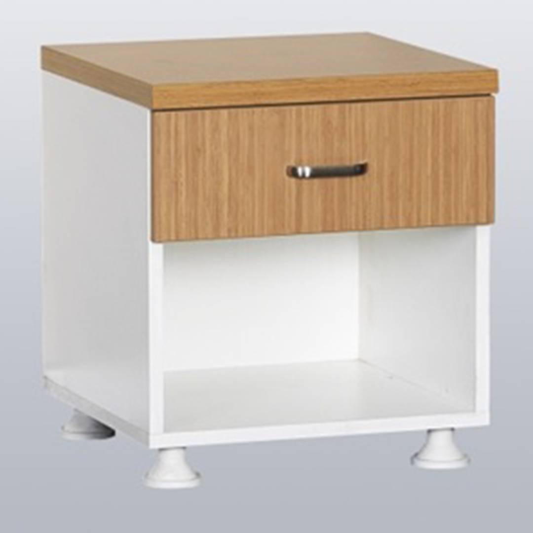 Bedside table for medical centres with 1 drawer and 1 shelf Nitrocare OLHD 1009
