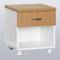 Bedside table for medical centres with 1 drawer and 1 shelf Nitrocare OLHD 1009