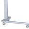 Mesa auxiliar de altura ajustable con ruedas para centros médicos Nitrocare BST-01