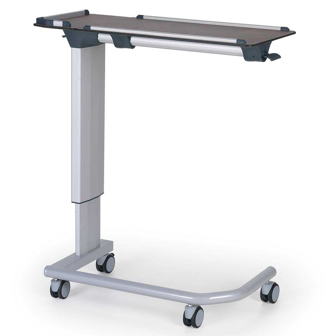 Tavolino con rotelle regolabile in altezza e angolazione per centri medici Nitrocare BST-04