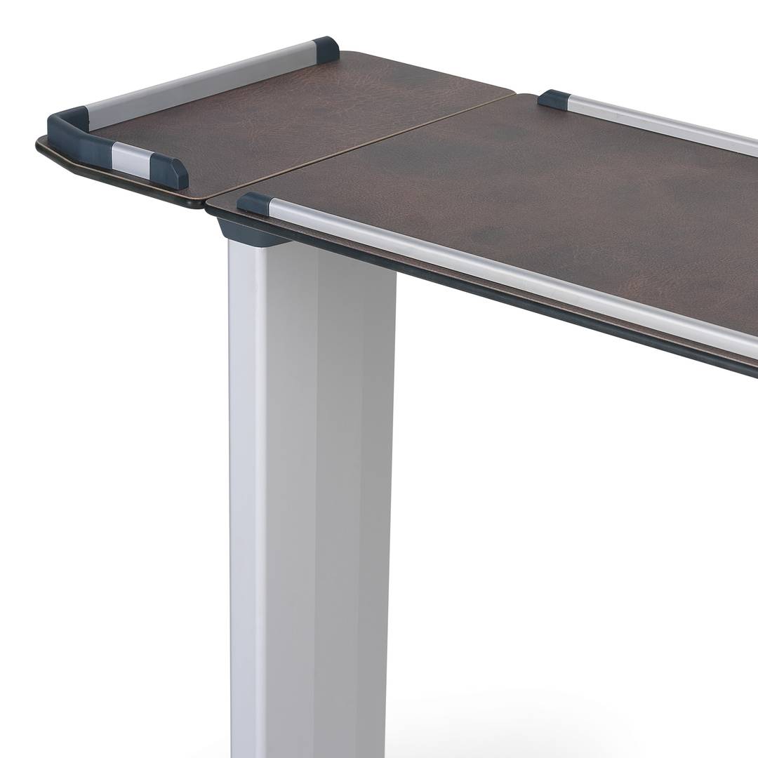 Tavolino con rotelle regolabile in altezza e angolazione per centri medici Nitrocare BST-04