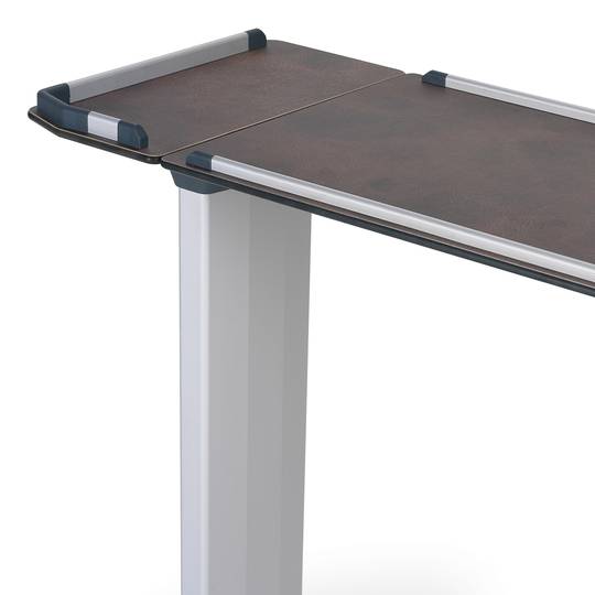 Tavolino con rotelle regolabile in altezza e angolazione per centri medici Nitrocare BST-04