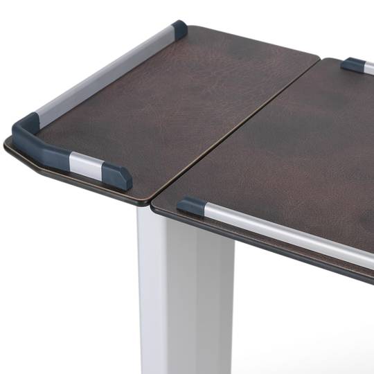 Tavolino con rotelle regolabile in altezza e angolazione per centri medici Nitrocare BST-04