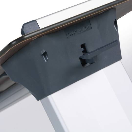 Tavolino con rotelle regolabile in altezza e angolazione per centri medici Nitrocare BST-04