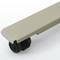 Mesa lateral Nitrocare BST-07 regulável em altura com rodízios e mesa dobrável para centros médicos