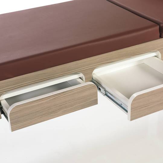 Medizinischer Untersuchungstisch mit Schrank und manueller Verstellung Nitrocare CARET 503