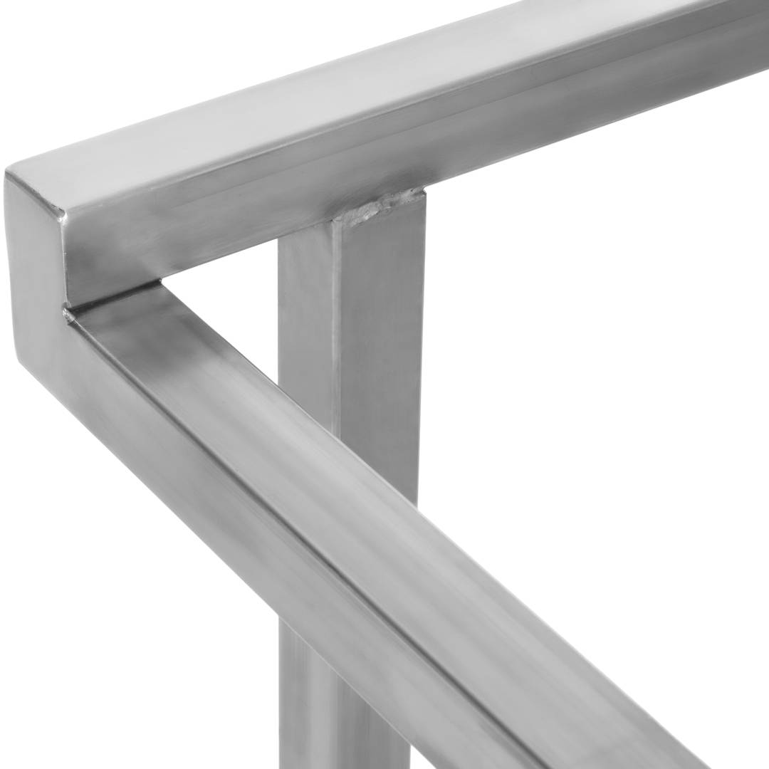 Mesa rectangular para instrumental quirúrgico en acero inoxidable 120 x 50 x 88 Masiamed MC0930-0005