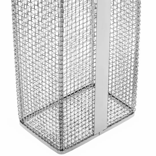 Cesta portasondas rectangular metálica con gancho de 80x120x40 cm Masiamed AC0013