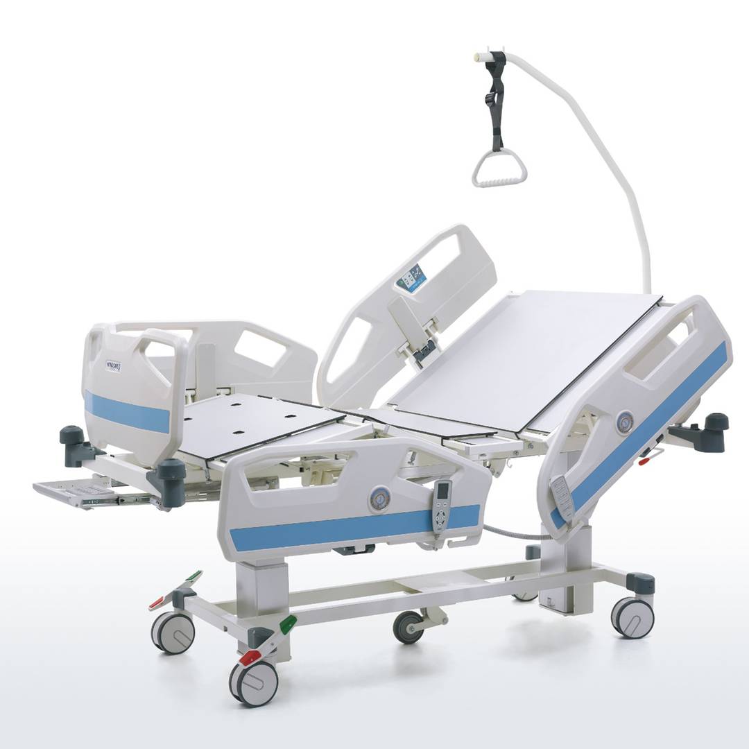 Nitrocare HB 8000-B four-motor intensive care bariatric hospital stretcher with lifting mechanism