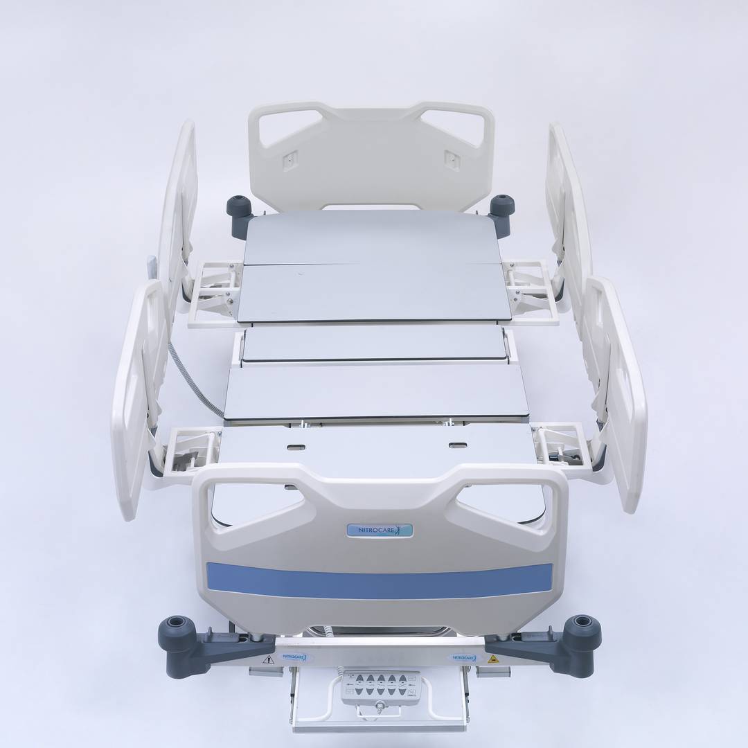 Nitrocare HB 8000-B four-motor intensive care bariatric hospital stretcher with lifting mechanism