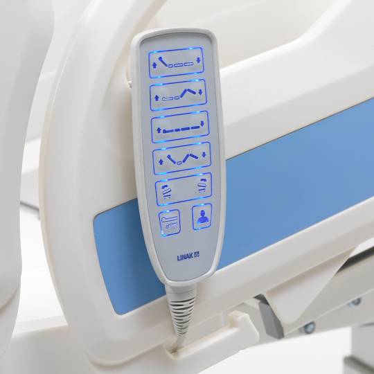 Viermotorige Nitrocare HB 8000 T Intensivkrankenhaustrage mit Gewichtswaage und Hebemechanismus