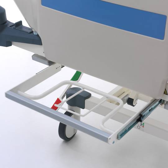 Nitrocare HB 8140 ELC Intensivpflege-Krankenhausbett mit vier Motoren mit Infusionsständer und Winkelmesser