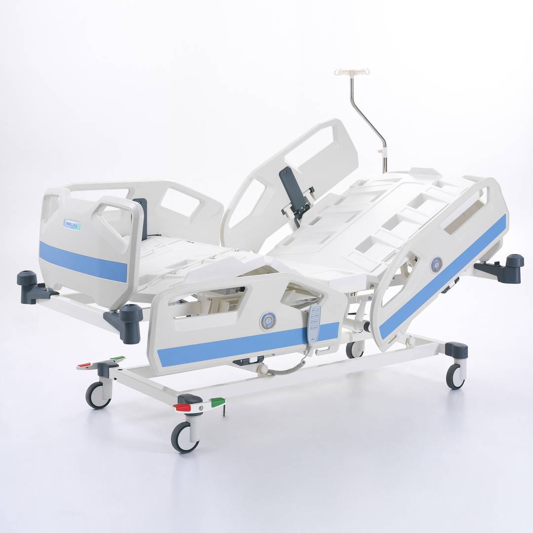 Nitrocare HB 8130 C three-motor emergency hospital bed with ABS lying surface