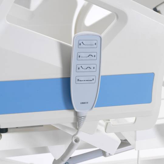 Nitrocare HB 8130 C three-motor emergency hospital bed with ABS lying surface