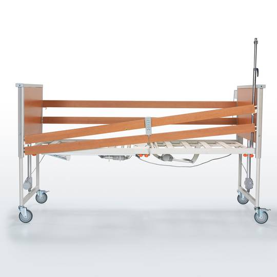 Lit de soins à quatre moteurs Nitrocare HB 7000 W avec télécommande et plan de couchage en métal