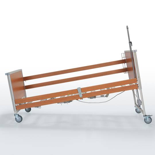 Lit de soins à quatre moteurs Nitrocare HB 7000 W avec télécommande et plan de couchage en métal