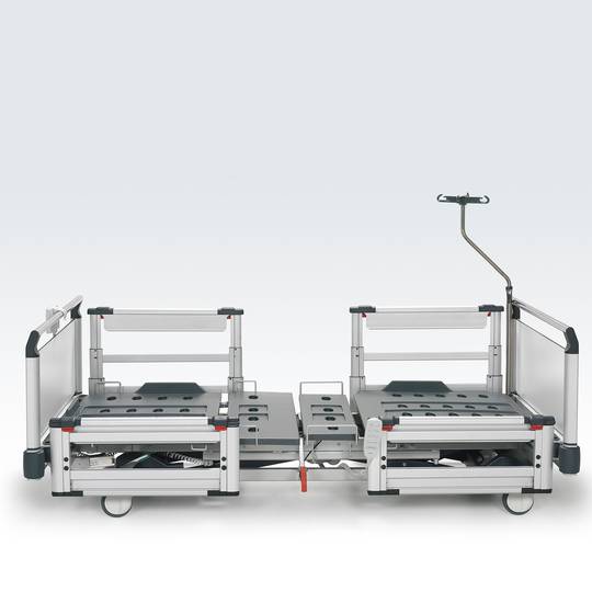 Viermotorig Nitrocare HB 6260 patiënten ziekenhuisbed met ABS ligvlak