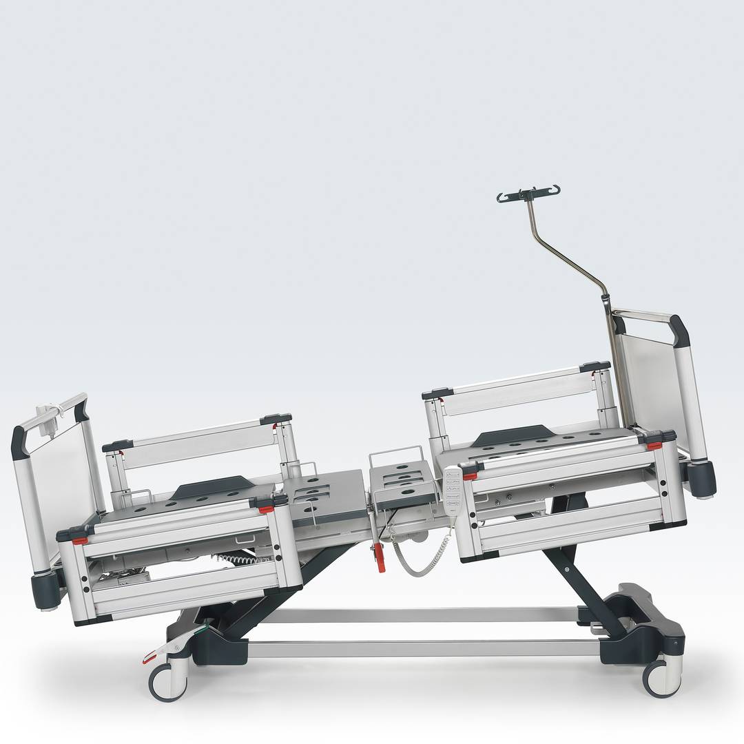 Viermotorig Nitrocare HB 6260 patiënten ziekenhuisbed met ABS ligvlak