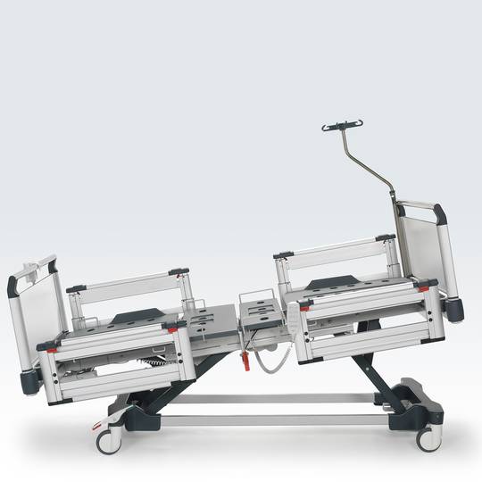 Viermotorig Nitrocare HB 6260 patiënten ziekenhuisbed met ABS ligvlak