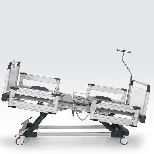 Viermotorig Nitrocare HB 6260 patiënten ziekenhuisbed met ABS ligvlak