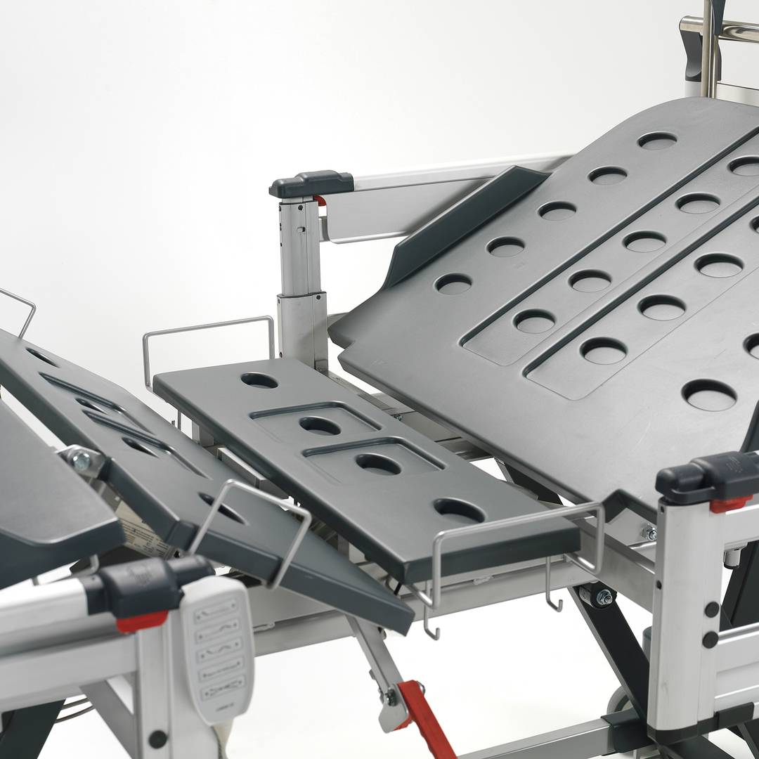 Viermotorig Nitrocare HB 6260 patiënten ziekenhuisbed met ABS ligvlak