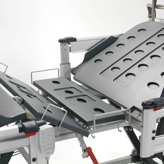 Viermotorig Nitrocare HB 6260 patiënten ziekenhuisbed met ABS ligvlak