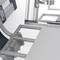 Nitrocare HB 6220 B four-motor hospital bariatric patient bed with HPL lying surface