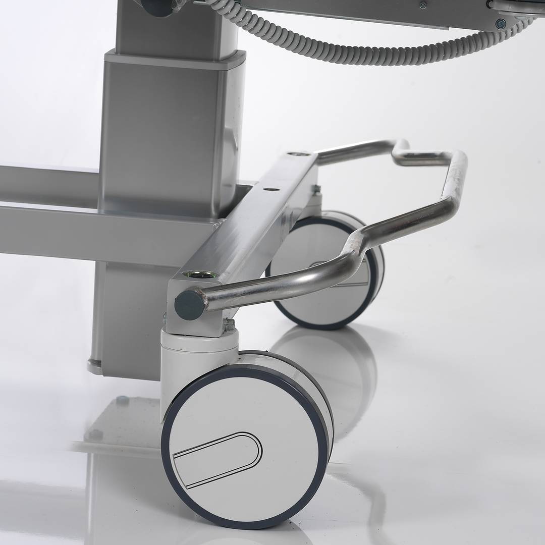 Nitrocare HB 6220 B four-motor hospital bariatric patient bed with HPL lying surface
