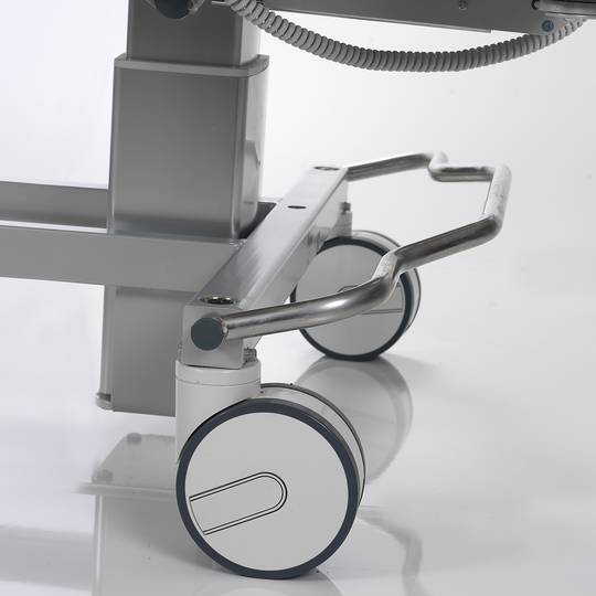 Nitrocare HB 6220 B four-motor hospital bariatric patient bed with HPL lying surface