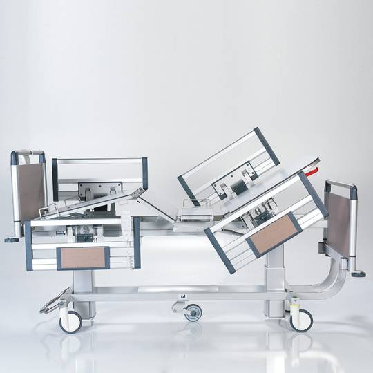 Nitrocare HB 5220 viermotoriges Klinikbett mit HPL-Liegefläche