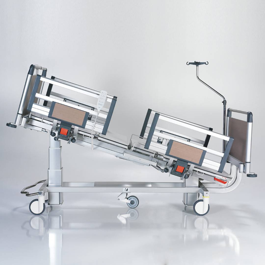 Nitrocare HB 5220 viermotoriges Klinikbett mit HPL-Liegefläche