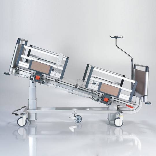 Nitrocare HB 5220 viermotoriges Klinikbett mit HPL-Liegefläche