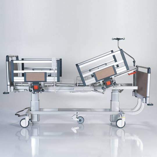 Nitrocare HB 5220 viermotoriges Klinikbett mit HPL-Liegefläche