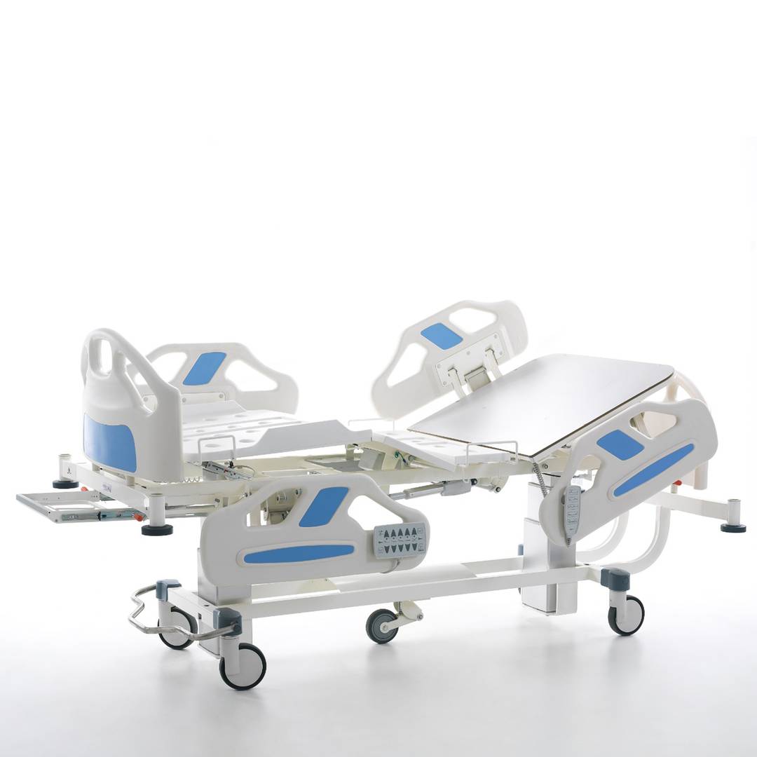 Viermotoriges Patientenbett Nitrocare HB 5330 mit ABS-Liegefläche