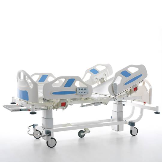 Viermotoriges Patientenbett Nitrocare HB 5330 mit ABS-Liegefläche
